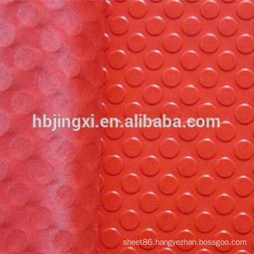 Red Round Dot Non-slip Rubber Sheet